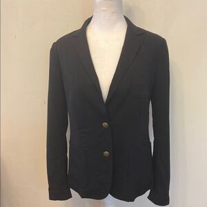 Gap deep navy button front blazer Size 6 EUC